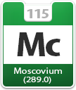 Moscovium Atomic Number