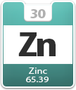 Zinc Atomic Number